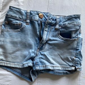 super super stretchy american eagle jean shorts